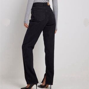 NA-KD Side Slit Denim EU36